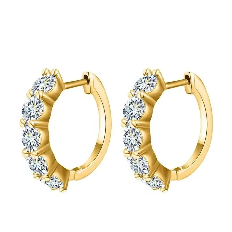 GRA 1.5ct Real Certified Moissanite Diamond Anniversary Earrings for Women Gift 925 Sterling Silver Original Fine Luxury Jewelry - Image 2